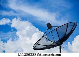 Satellite disc Stock Image | k14384080 | Fotosearch