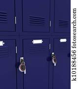 School gym locker School gym locker