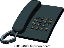 schwarz, büro, schreibwaren, telefon