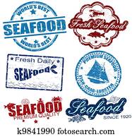 Seafood stamps Seafood stamps