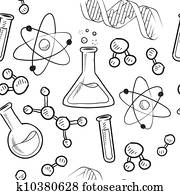 Seamless science background Seamless science background