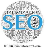 Search engine optimization SEO concept Search engine optimization SEO concept