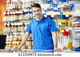 Seller at home improvement store Seller at home improvement store