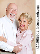 Senior Couple Happily Married