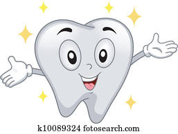 Shiny Tooth Mascot Shiny Tooth Mascot