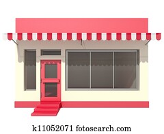 shop on a white background shop on a white background