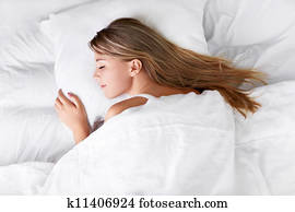 Sleeping woman