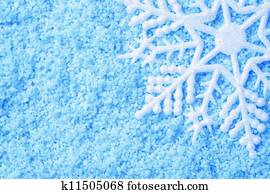 Snowflake in snow Snowflake in snow