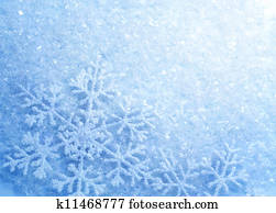 Snowflakes., inverno, neve, experiência., natal