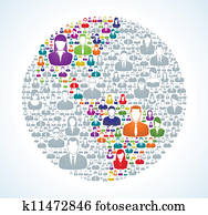 sociaal, wereld, bevolking