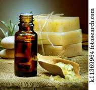 spa, essencial, Oil., aromatherapy