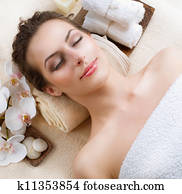Spa Woman in Beauty Salon Spa Woman in Beauty Salon