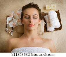 Spa Woman in Beauty Salon Spa Woman in Beauty Salon