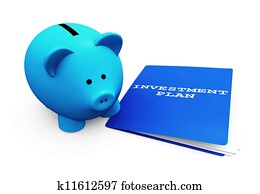 spaardose, spareinlagen, investition