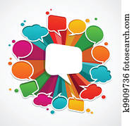 speech bubbles background speech bubbles background