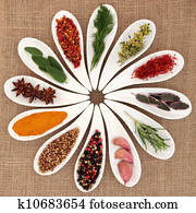 Spice and Herb Selection Spice and Herb Selection