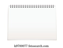 Spiral bound blank pad