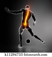 Sportsman backbone injury Sportsman backbone injury