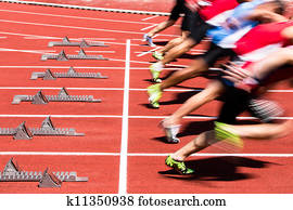 sprint start in track and field