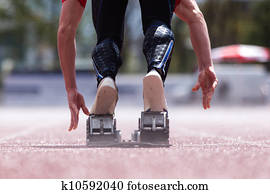sprint start in track and field
