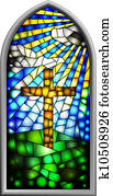 Stained glass window Stained glass window