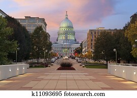 State capitol building, Madison.