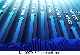 stock market, abstrakt, hintergrund