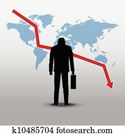 stock market crash and businessman stock market crash and businessman