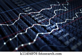 Stock market graph background Stock market graph background