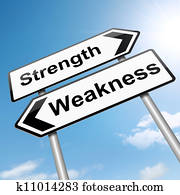 Stock Illustrations of Strengths And Weaknesses Computer Keys Shows ...