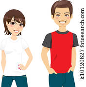 Summer T-shirt Couple Summer T-shirt Couple