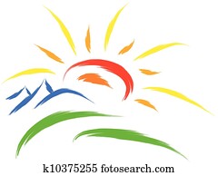 sun nature symbol sun nature symbol