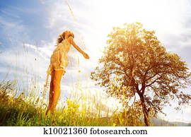 sunny day and joy of living