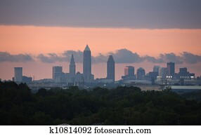 Sunset in Cleveland 