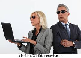 Suspicious business partners