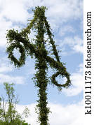 Swedish midsummer pole