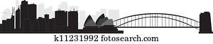 Sydney skyline Sydney skyline