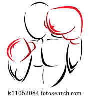symbol, boxer symbol, boxer
