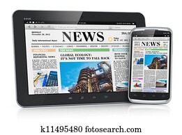 tablet pc, a, smartphone, s, zalezitost zvest