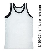 Tank top isolated on white