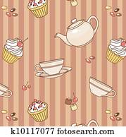tea party pattern tea party pattern