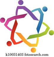 Teamwork group diversity people