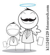 teamwork with senior 