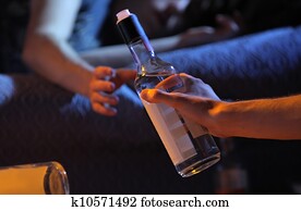 Teen alcohol addiction concept Teen alcohol addiction concept