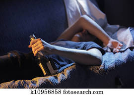 Teen alcohol addiction concept Teen alcohol addiction concept