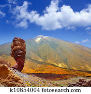 Teide National Park Roques de Garcia in Tenerife