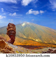 Teide National Park Roques de Garcia in Tenerife