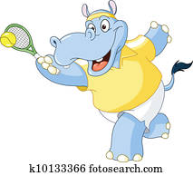 Tennis hippo Tennis hippo