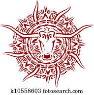 texas, aztekisch, sunburst texas, aztekisch, sunburst