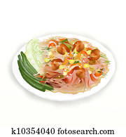 Thai Style Papaya Salad Thai Style Papaya Salad